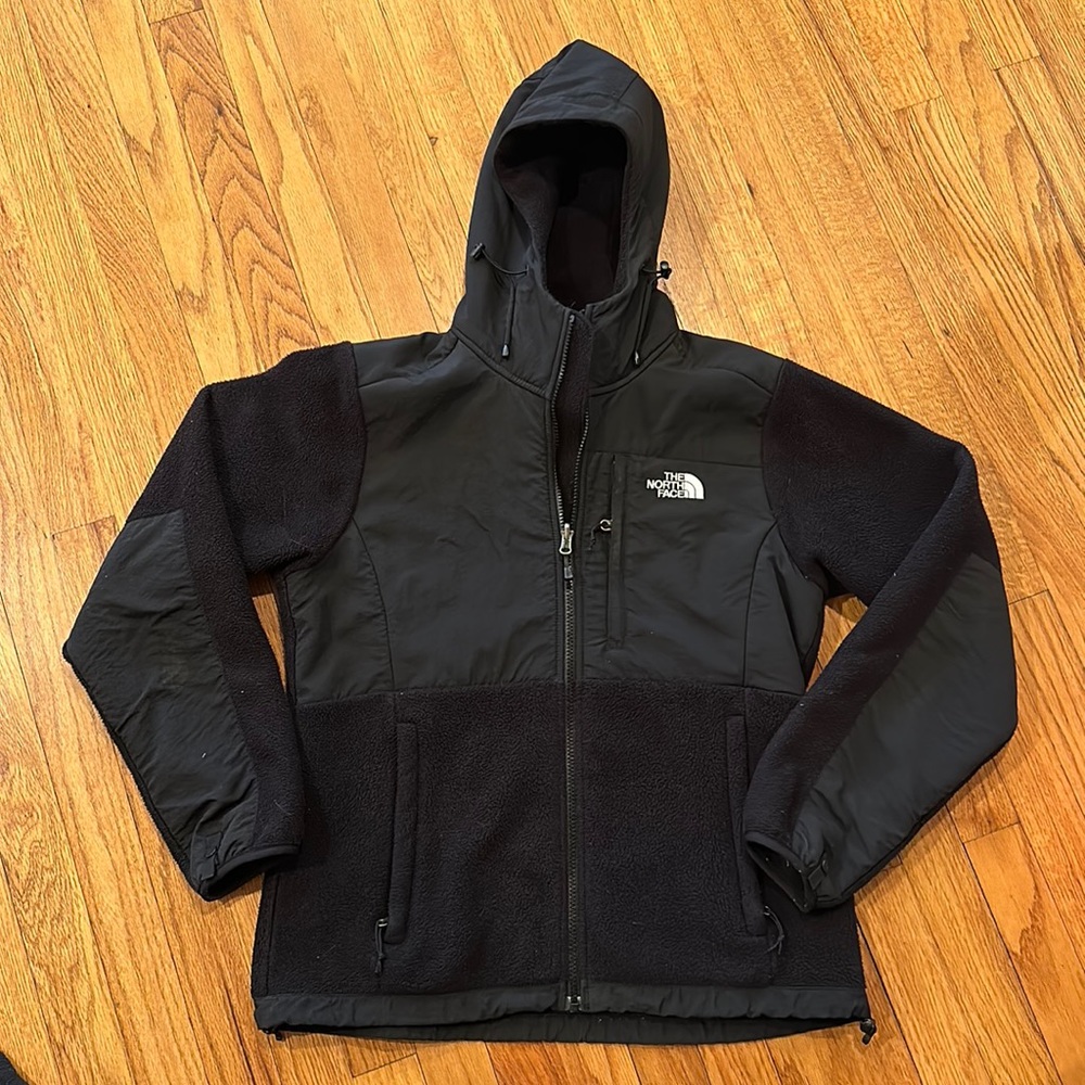 North Face fleece with hood